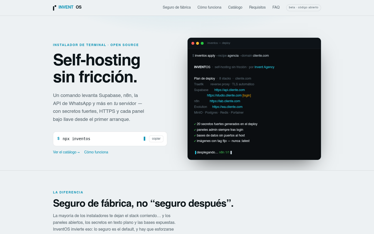 InventOS — DevTool