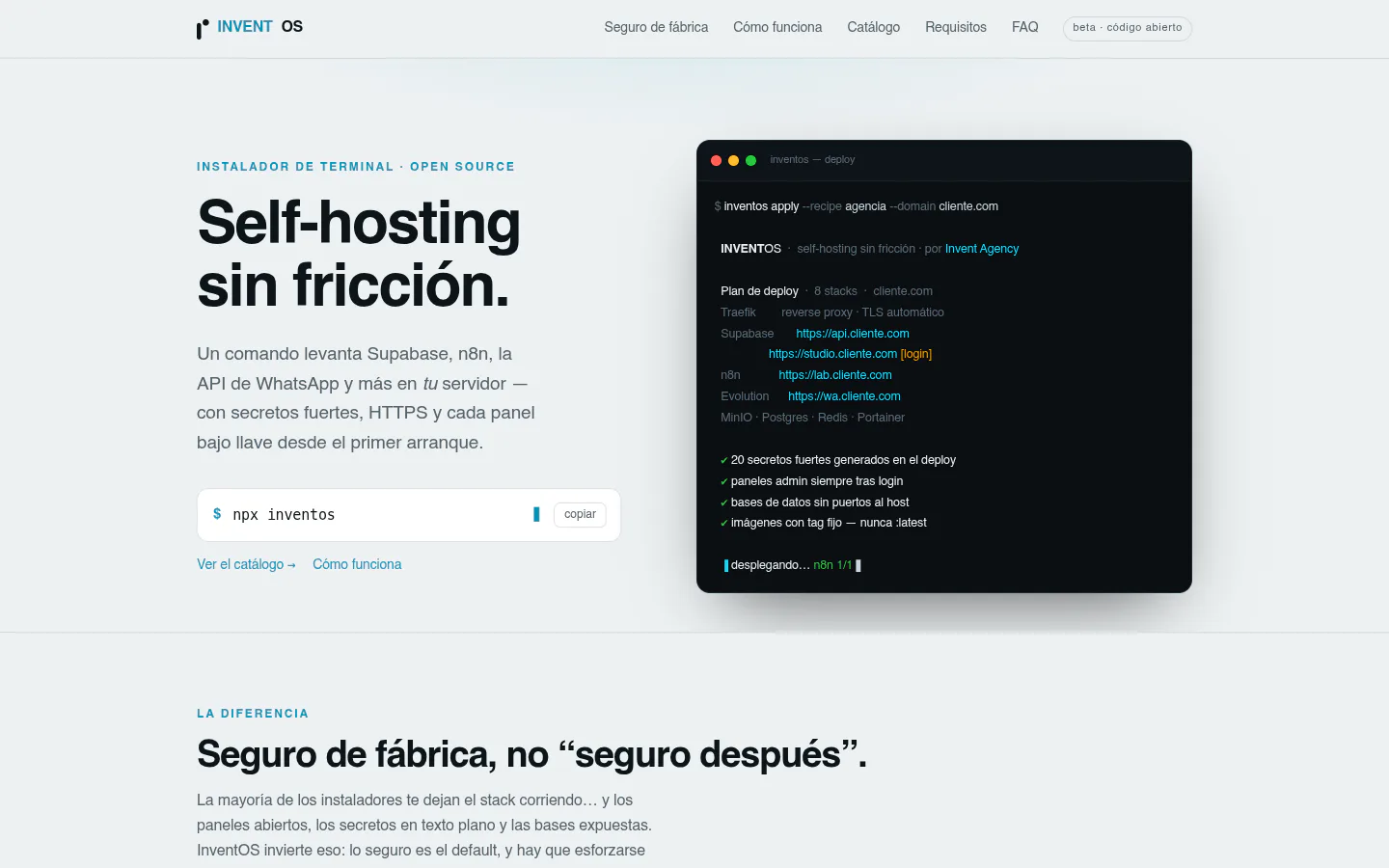 InventOS — DevTool