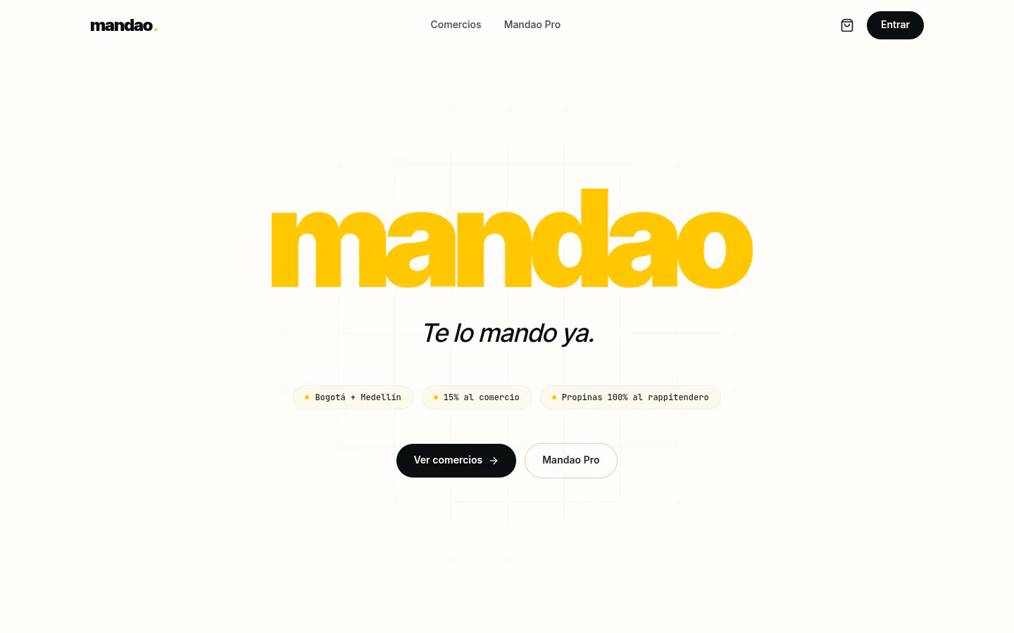Mandao — Delivery